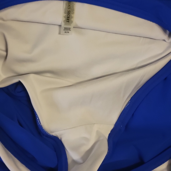 Victoria's Secret Womens Royal Blue Skirted Bikini Bottom Size M - Picture 3 of 6